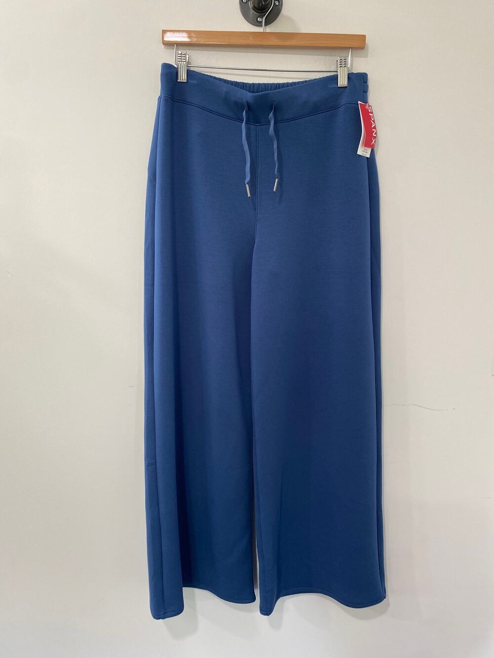 SPANX AirEssentials Wide Leg Pant Faded Indigo NWT Size L
